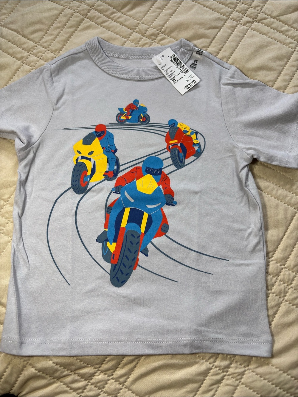 Children’s Place 2T Motorcycle Graphic Tee